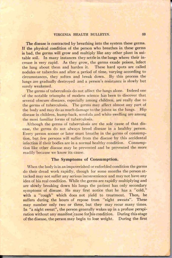 VA Health Bulletin - Marso, 1910 - pg 53