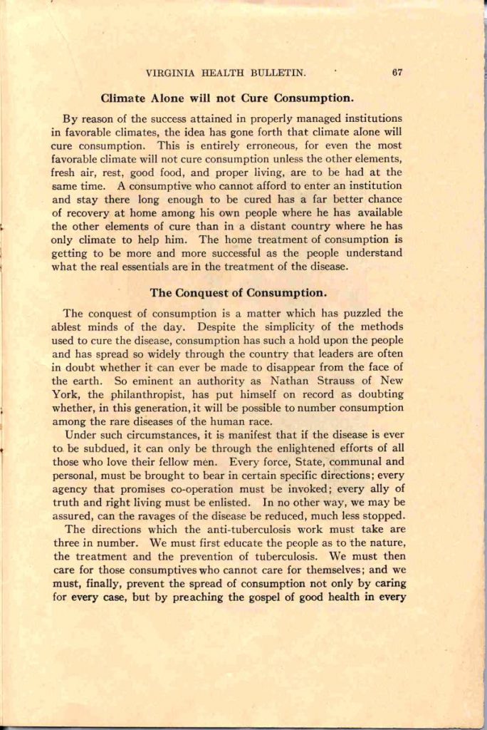VA Health Bulletin - Marso, 1910 - pg67