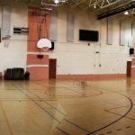 Ang Gymnasium sa loob ng Davis Building
