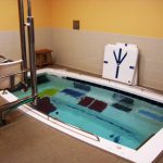 Ang Therapeutic Pool, bahagi ng Physical Therapy Program ng Hancock Center