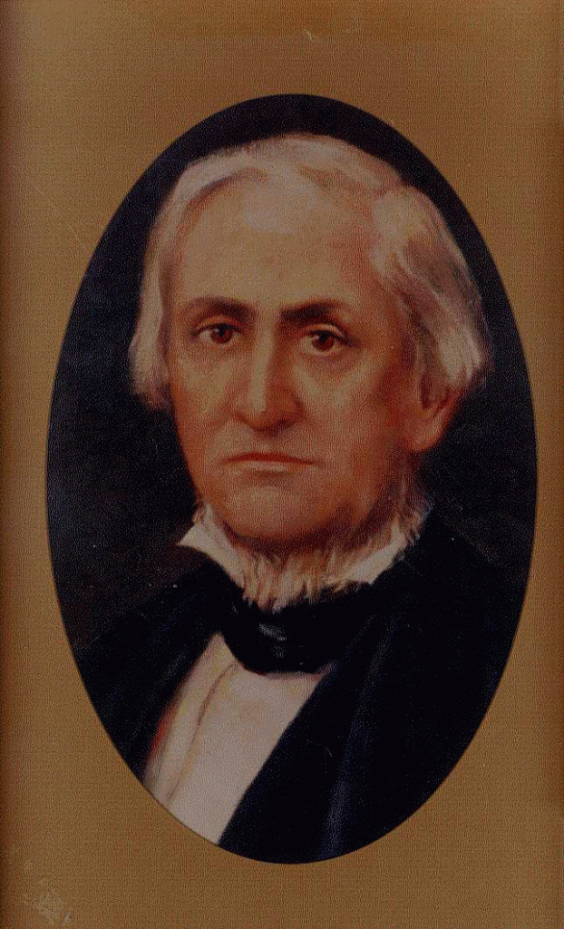 Larawan ng unang direktor ng ospital, si Dr. Francis T. Stribling